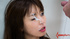 This asian slut, with a petite body, gets fucked and takes a huge facial