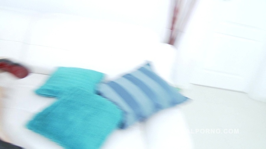 Green-eyed blonde takes off her white panties and dildo-fucks - XXXonXXX - Pic 5