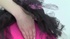Pale brunette chick gangbanged by three guys at the living room