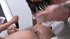 Dirty blonde and brunette sluts gets a messy anal fuck