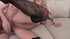 cute blonde plays with