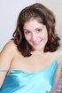 lavish brunette blue silk