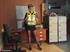 long legged police woman