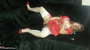 Big titted blonde bitch is using a sex toy on her unshaved fanni - XXXonXXX - Pic 12