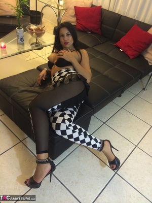 Stunning Latina is wearing sexy leggings that make her ass look fantastic - XXXonXXX - Pic 16