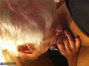 She's 92 and still taking fat cock in her toothless mouth in this amateur porno - XXXonXXX - Pic 5