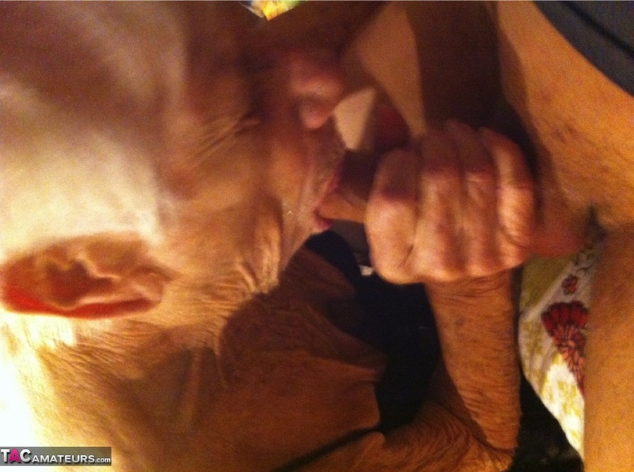She's 92 and still taking fat cock in her toothless mouth in this amateur porno - XXXonXXX - Pic 7
