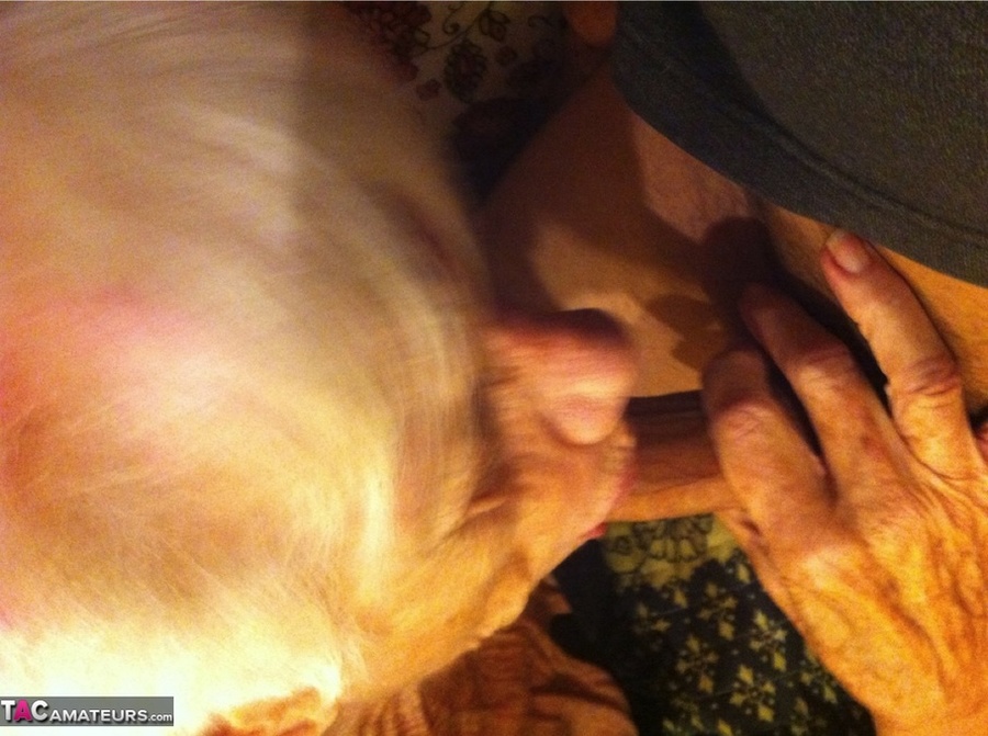 She's 92 and still taking fat cock in her toothless mouth in this amateur porno - XXXonXXX - Pic 13