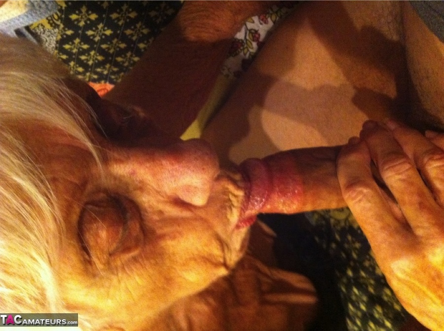 She's 92 and still taking fat cock in her toothless mouth in this amateur porno - XXXonXXX - Pic 16
