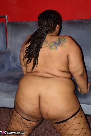 She pulls her long hair and shows off her giant tits and cunt for the camera - XXXonXXX - Pic 20