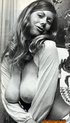Vintage footage featuring gorgeous cutie with huge sets of natural tits