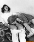 Three lesbian sluts with large naturals are seen having a hot threesome