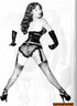Long legged vintage cuties poses in sexy stockings and leather boots
