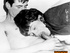 Brunette slut is wearing sexy lingerie while fucking and giving a cock
