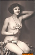 This elegant beauty, poses and smiles for the camera in this classic photo