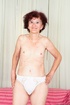 brunette old lady with