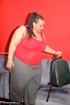 ebony obese slut gets