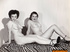 These mature sluts, dressed only in stockings, pose seductively in this