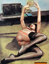this mature blonde with