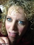 blue eyed seductive blonde