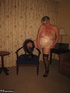 fair elderly platinum blonde