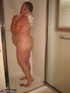 dazzling elderly platinum blonde