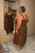 elegant platinum blonde grandma