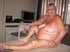 gaudy blonde granny wearing