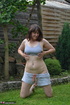 brunette milf hottie blue