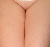 Lusty granny with fat body shows her nasty pussy as she opens her legs