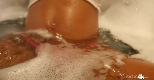 Black bitch lights up the candles and st - XXX Dessert - Picture 2