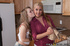 Cute blonde minx is wearing white socks while riding a hard dong