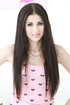 stunning brunette wearing pink