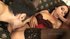 brunette lingerie sucks cock