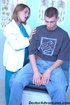 hot brunette doctor plays