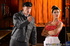 Raven haired pin-up babe fucked hard and creamed on the face