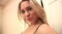 Red stockings blonde enjoys deep anal gape with a BBC