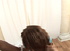 Short-haired chick in silver enjoys interracial anal