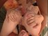 Black panties brunette fucked next to her blonde GF