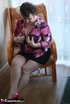 naughty granny opens her