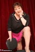 alluring granny takes off