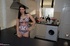 alluring babe pose her