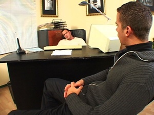 Boss and co-worker are having hardcore butt banging on table - XXXonXXX - Pic 1