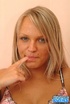 blue eyed blonde taking
