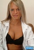 blue eyed brunette white