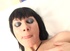 silver make-up brunette with