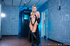 pair outstanding blondes black
