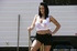 Dark-haired slutty worker in a white tank top gets done good in a recreational
