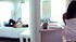 Beautiful babe in the bathroom is seen by a handsome hunk, who joins her