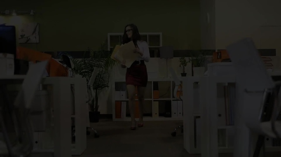 Sexy secretary is horny in the office, her arousal is calmed down when the boss appears - XXXonXXX - Pic 6